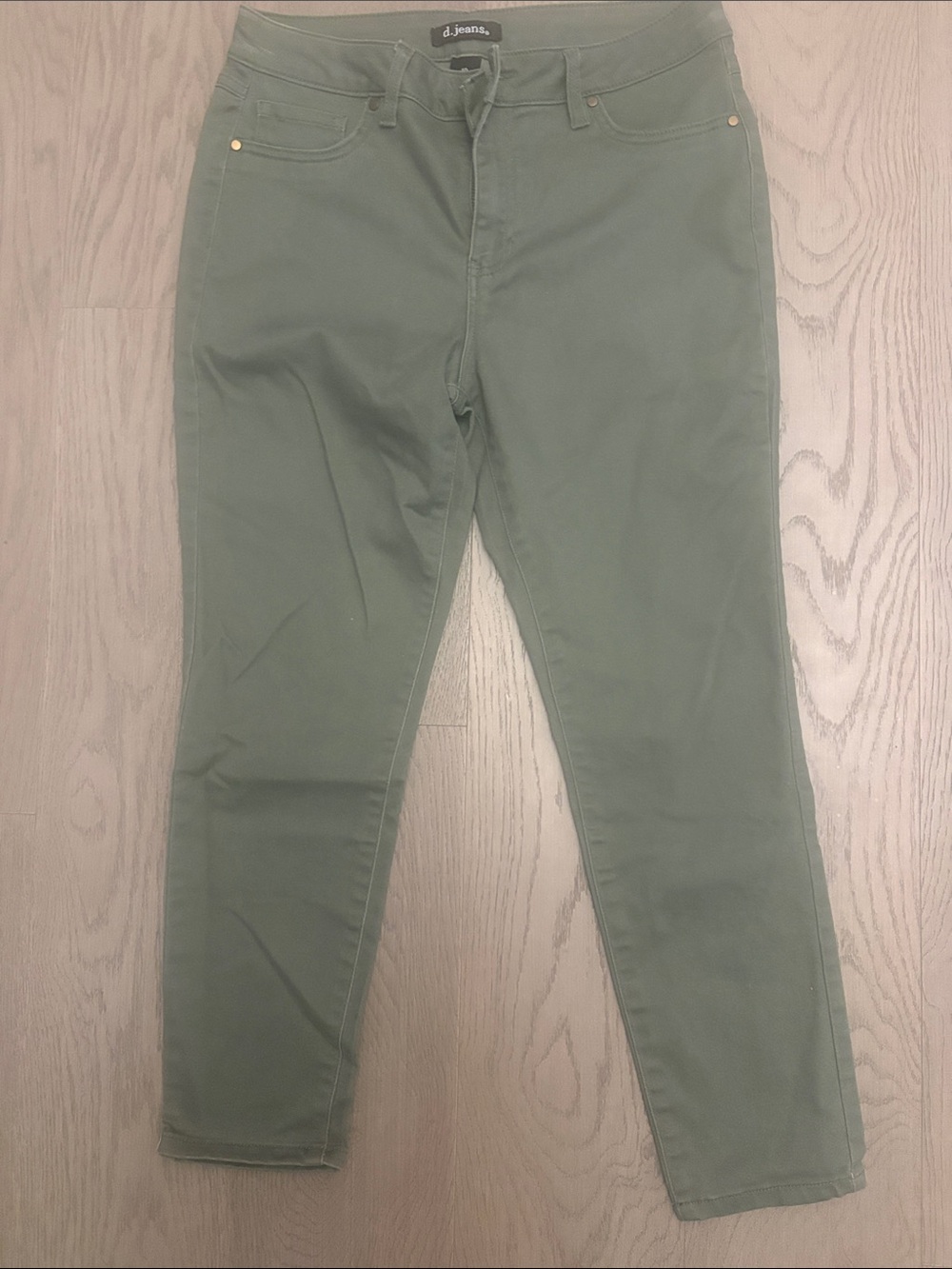 d. jeans Olive Skinny High-Rise Stretch Jeans